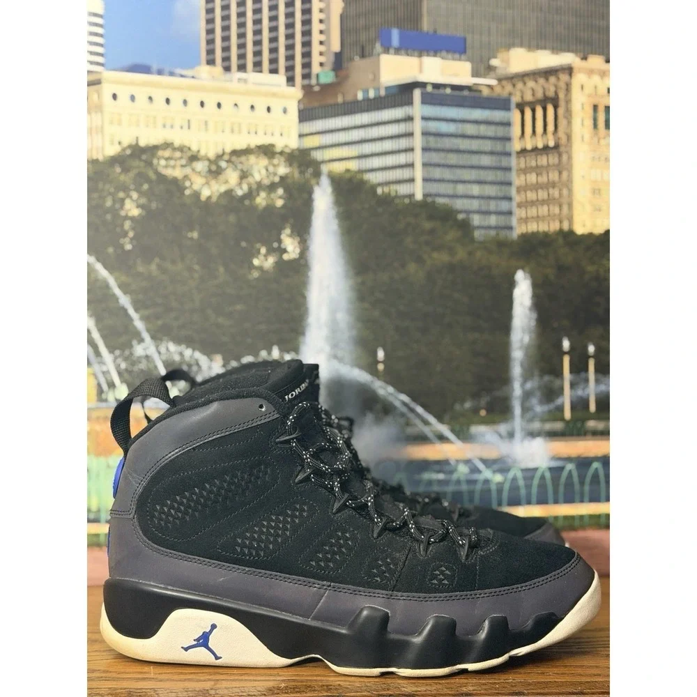 Nike Air Jordan 9 Retro Racer Blue Size 10.5 CT8019-024 Men's Black Blue